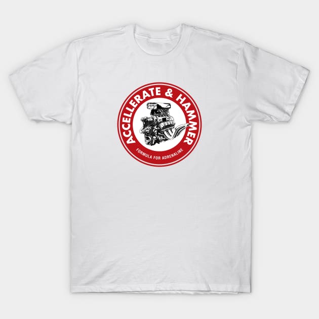 Accellerate & Hammer T-Shirt by WheelsMade